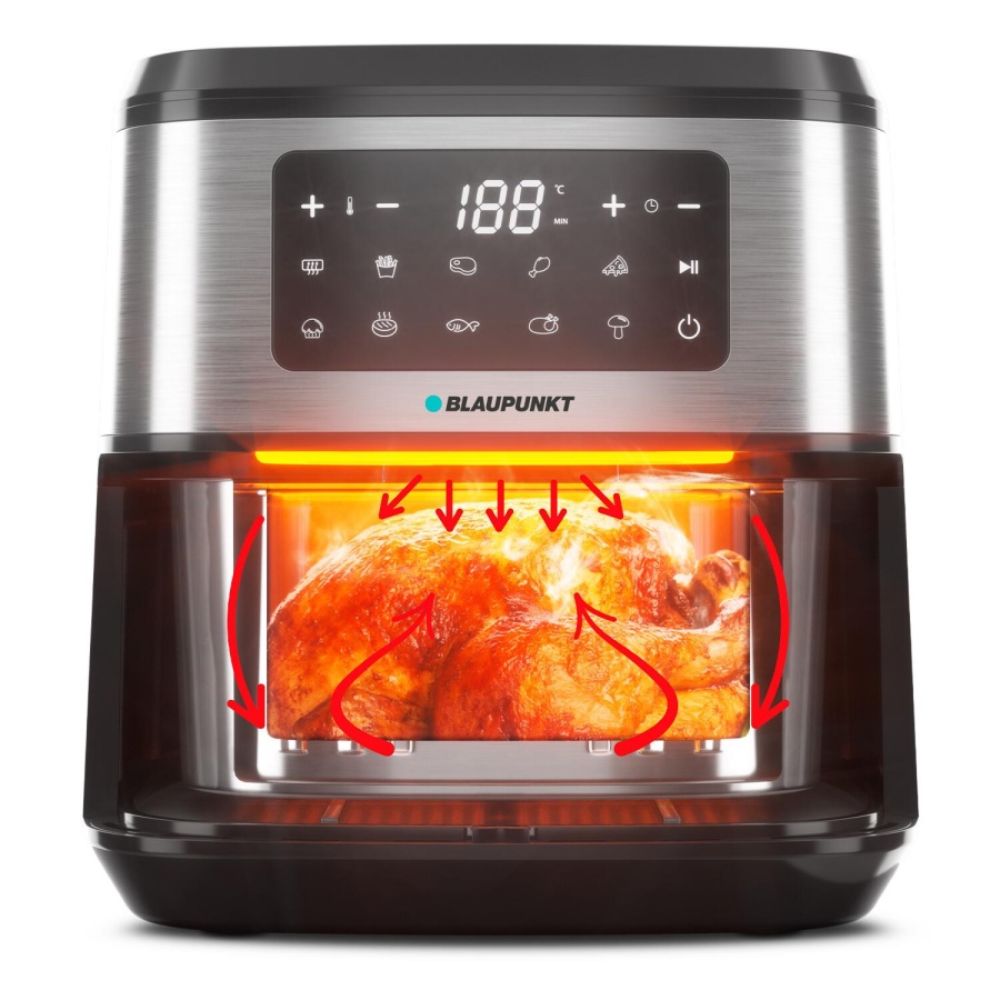 Blaupunkt D9750 Taste Master Çelik Air Fryer Gri - 6