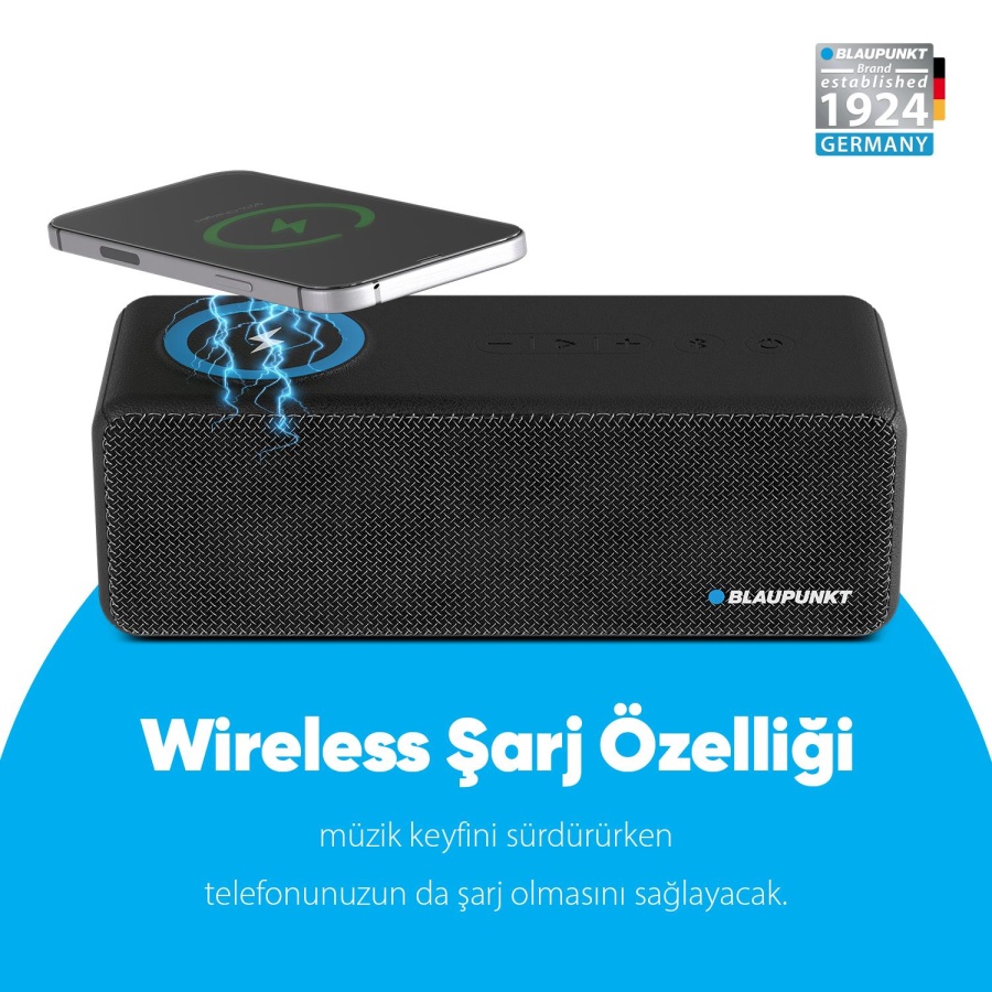 Blaupunkt LS250 Taşınabilir Bluetooth Speaker Hoparlör Siyah - 2