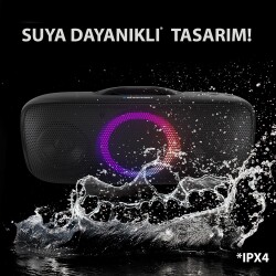 Blaupunkt LS280 Taşınabilir Bluetooth Speaker Hoparlör Siyah - 5