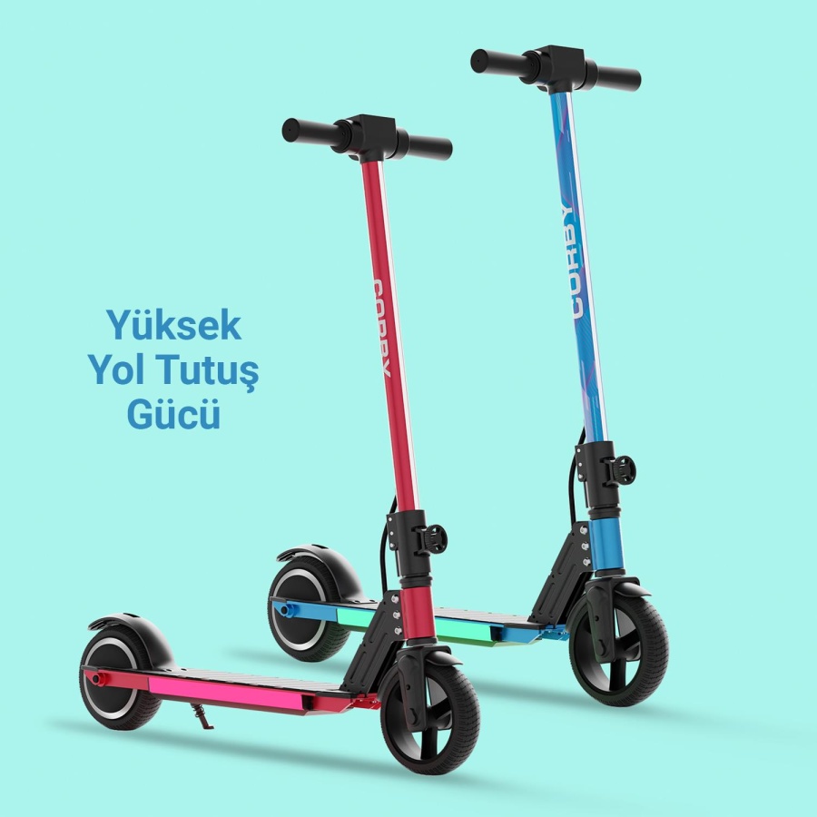 Corby CS50 Elektrikli Çocuk Scooter Kırmızı - 5