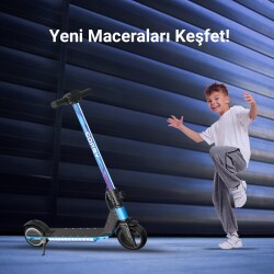 Corby CS50 Elektrikli Çocuk Scooter Mavi - 5