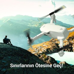 Corby CX017 Wifi Çift Kameralı Katlanabilir 1080P Drone + 2 Bataryalı Set - 6