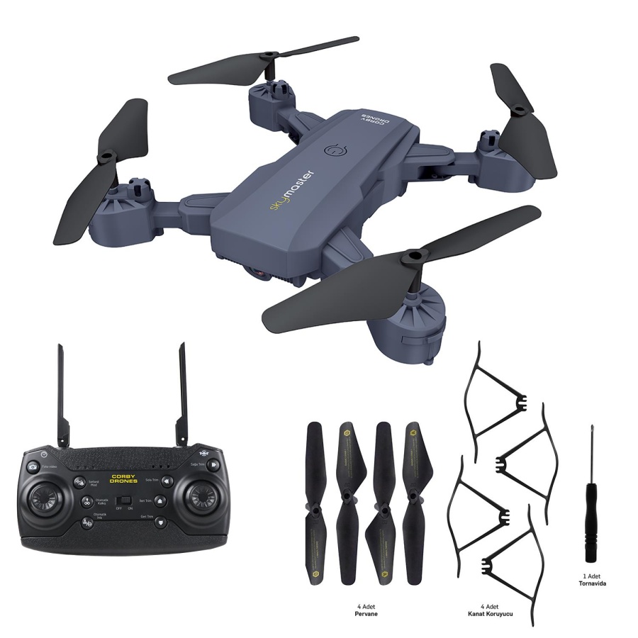 Corby Drones SD02 Foldable Smart Drone with 720P Camera - 1