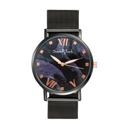 David Clark DC50146M-04 Kadın Kol Saati Gold - 1