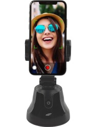 MF Product Fit N Joy 0547 360 Derece Yüz Takip Telefon Tutucu Smart Gimbal Siyah - 1