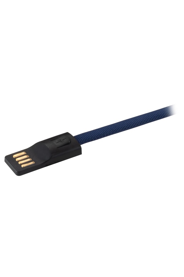 MF Product Jettpower 0047 Metal Başlıklı Örgülü 3A Micro Usb Hızlı Şarj Kablosu 20 cm Mavi - 5