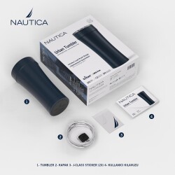 Nautica Avantgard Serisi Urban Termos Navy (590 ml) - 5