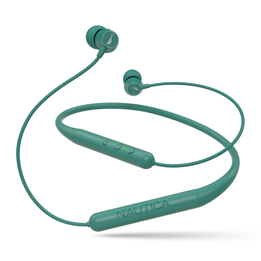 Nautica B310 Neckband Bluetooth Stereo Earphones Green - 1