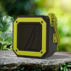 Nautica S100 Bluetooth Portable Outdoor Waterproof Speaker Black Green - 5