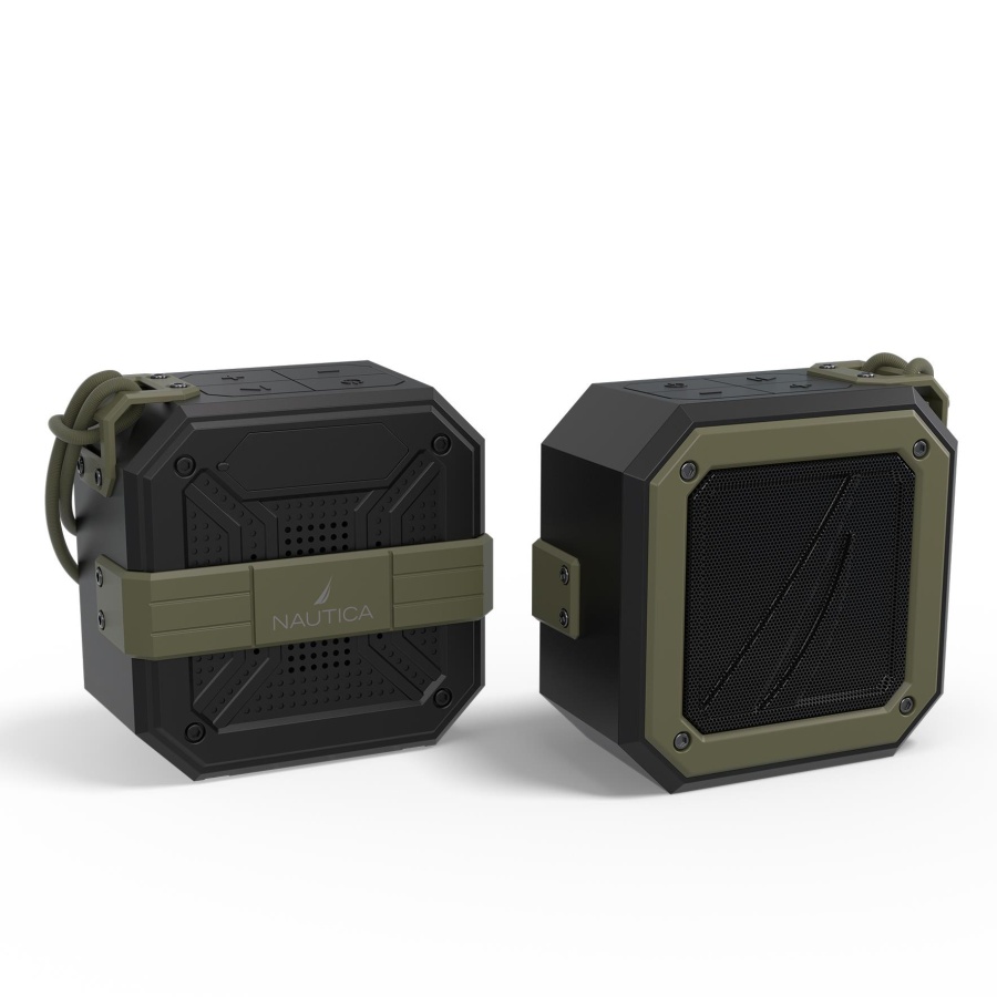 Nautica S100 Bluetooth Portable Outdoor Waterproof Speaker Black Khaki - 3