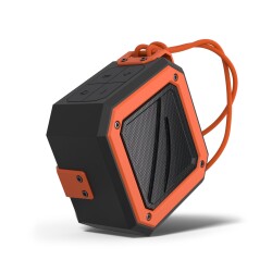 Nautica S100 Bluetooth Portable Outdoor Waterproof Speaker Black Orange - 2