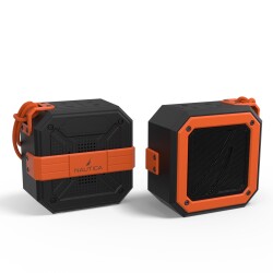 Nautica S100 Bluetooth Portable Outdoor Waterproof Speaker Black Orange - 3