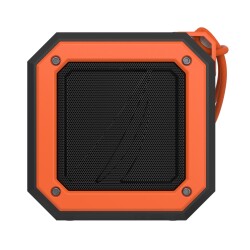 Nautica S100 Bluetooth Portable Outdoor Waterproof Speaker Black Orange 