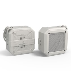 Nautica S100 Bluetooth Portable Outdoor Waterproof Speaker Gray White - 3