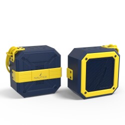 Nautica S100 Bluetooth Portable Outdoor Waterproof Speaker Navy Yellow - 3