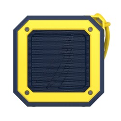 Nautica S100 Bluetooth Portable Outdoor Waterproof Speaker Navy Yellow 