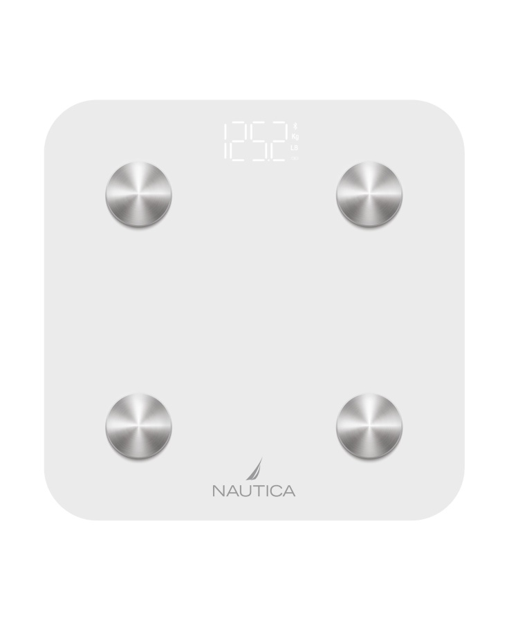 Nautica Body Tracker Smart Body Scale White - 2