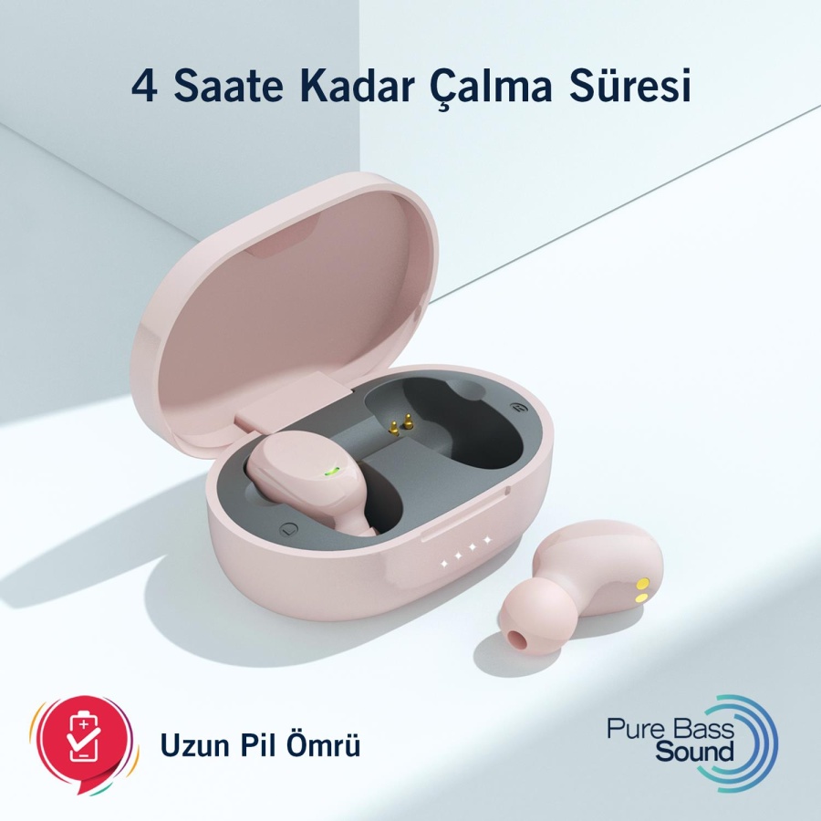 Nautica Buds T120 TWS Kulakiçi Kulaklık Pembe - 3