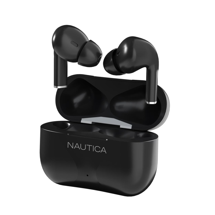 Nautica Buds T220 Wireless Stereo Earbuds With Charging Case Black - 1