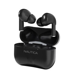 Nautica Buds T220 Wireless Stereo Earbuds With Charging Case Black 