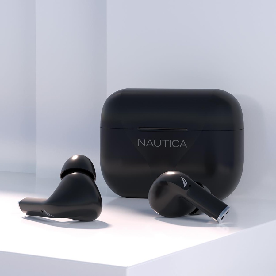 Nautica Buds T220 Wireless Stereo Earbuds With Charging Case Black - 2