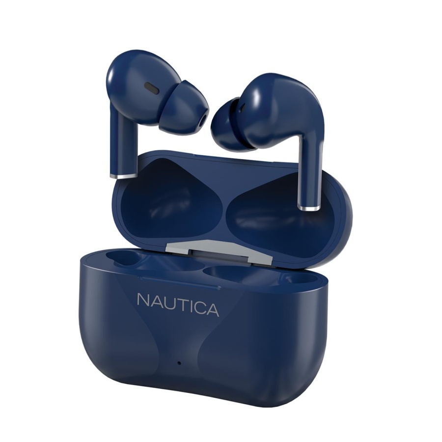 Nautica Buds T220 Wireless Stereo Earbuds With Charging Case Navy - 1