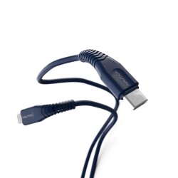 Nautica C100 USB-C to Lightning 120 cm Şarj Kablosu Navy - 3