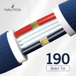 Nautica C20 Type-C to USB-A 120 cm Şarj ve Data Kablosu Navy - 5