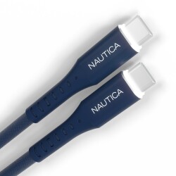 Nautica C35 USB-C to USB-C 120 cm Şarj ve Data Kablosu Navy - 1