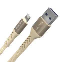 Nautica C40 Lightning to USB-A 120 cm Şarj ve Data Kablosu Pembe 