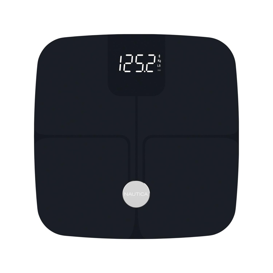 Nautica Classic Collection Body Tracker Plus Smart Body Scale True Black - 2