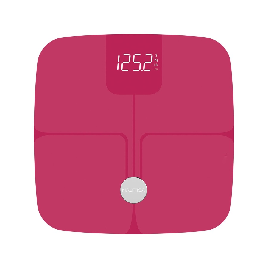 Nautica Classic Collection Body Tracker Plus Smart Body Scale Red - 2