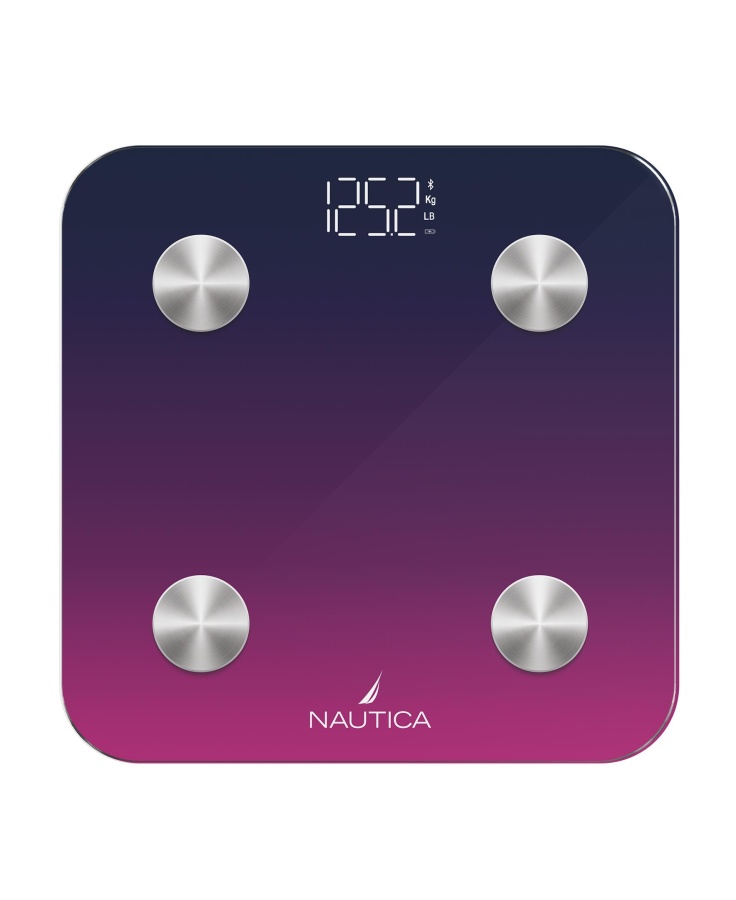 Nautica Gradient Collection Body Tracker Smart Body Scale Navy Fuchsia - 2