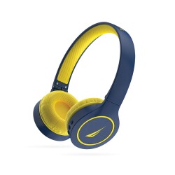 Nautica H120 Bluetooth Stereo Headphones Navy & Yellow 