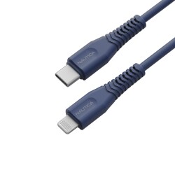 Nautica Lightning to Type-C Cable (4ft) Navy 