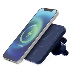 Nautica Magnetic Wireless Car Charger Navy - 2