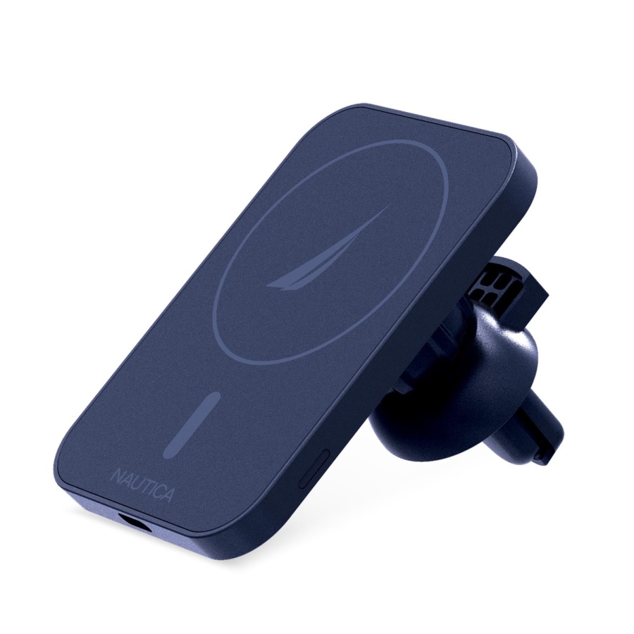 Nautica Magnetic Wireless Car Charger Navy - 1