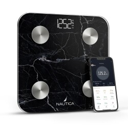 Nautica Marble Collection Body Tracker Smart Scale Neo Black 