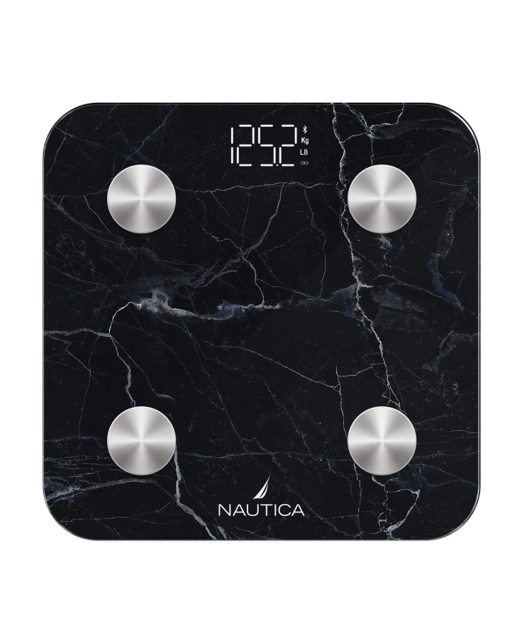 Nautica Marble Collection Body Tracker Smart Scale Neo Black - 2