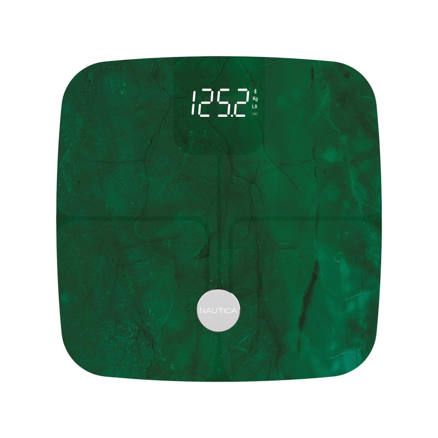 Nautica Marble Collection Plus Body Tracker Smart Body Scale Emerald Green - 2