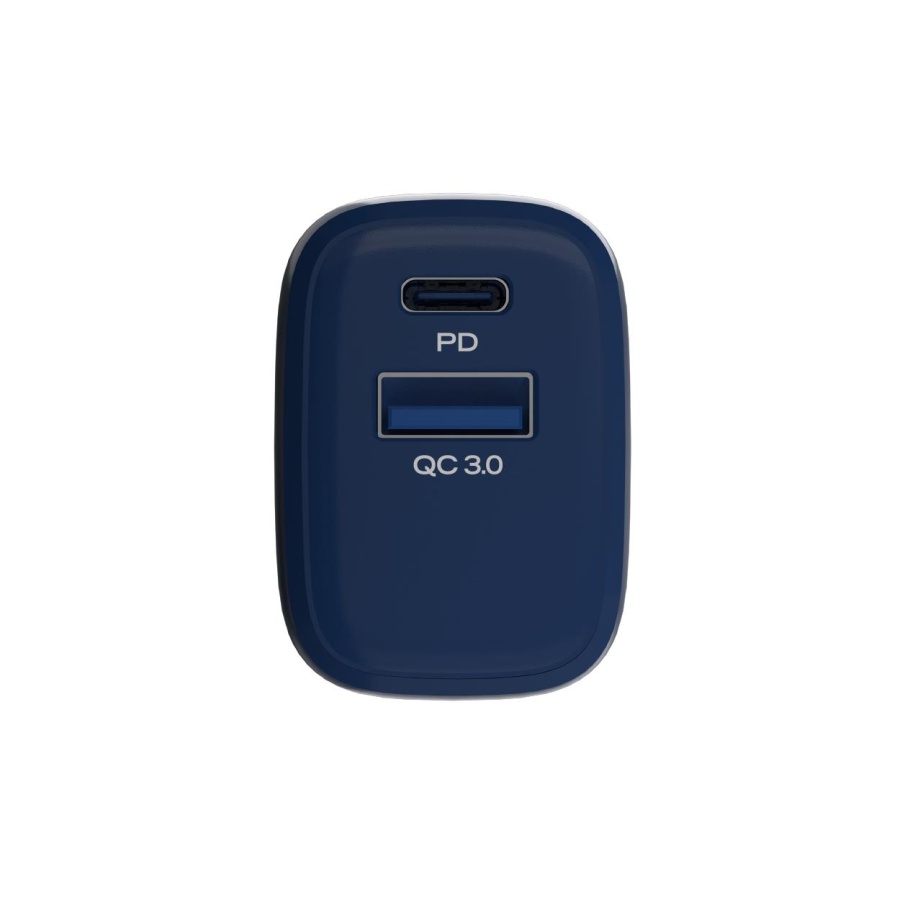 Nautica PD/QC 3.0 Dual port Wall Charger Navy - 2