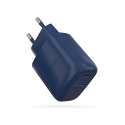 Nautica PD/QC 3.0 Dual port Wall Charger Navy - 1