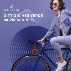 Nautica S20 Taşınabilir Bluetooth Speaker, Hoparlör, Ses Bombası Kırmızı Siyah - 5