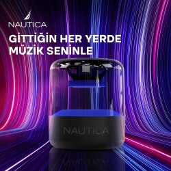 Nautica S50 Taşınabilir Bluetooth Speaker, Hoparlör, Ses Bombası Siyah - 2