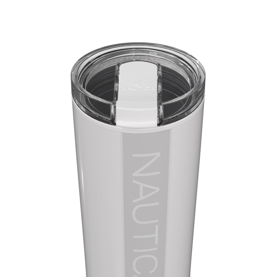 Nautica Sport Tumbler (32 OZ) Pure White - 2