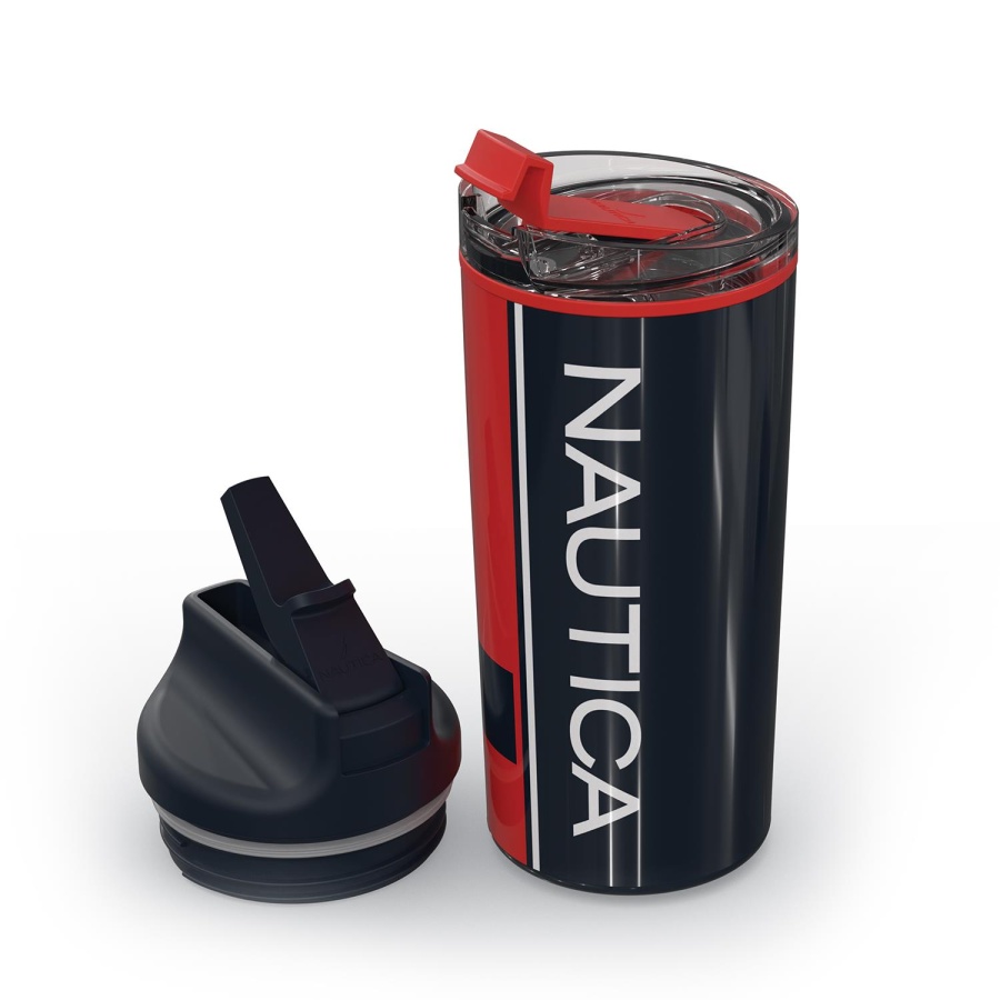 Nautica Sport Termos Paslanmaz Çelik 500 ml Navy Kırmızı - 1