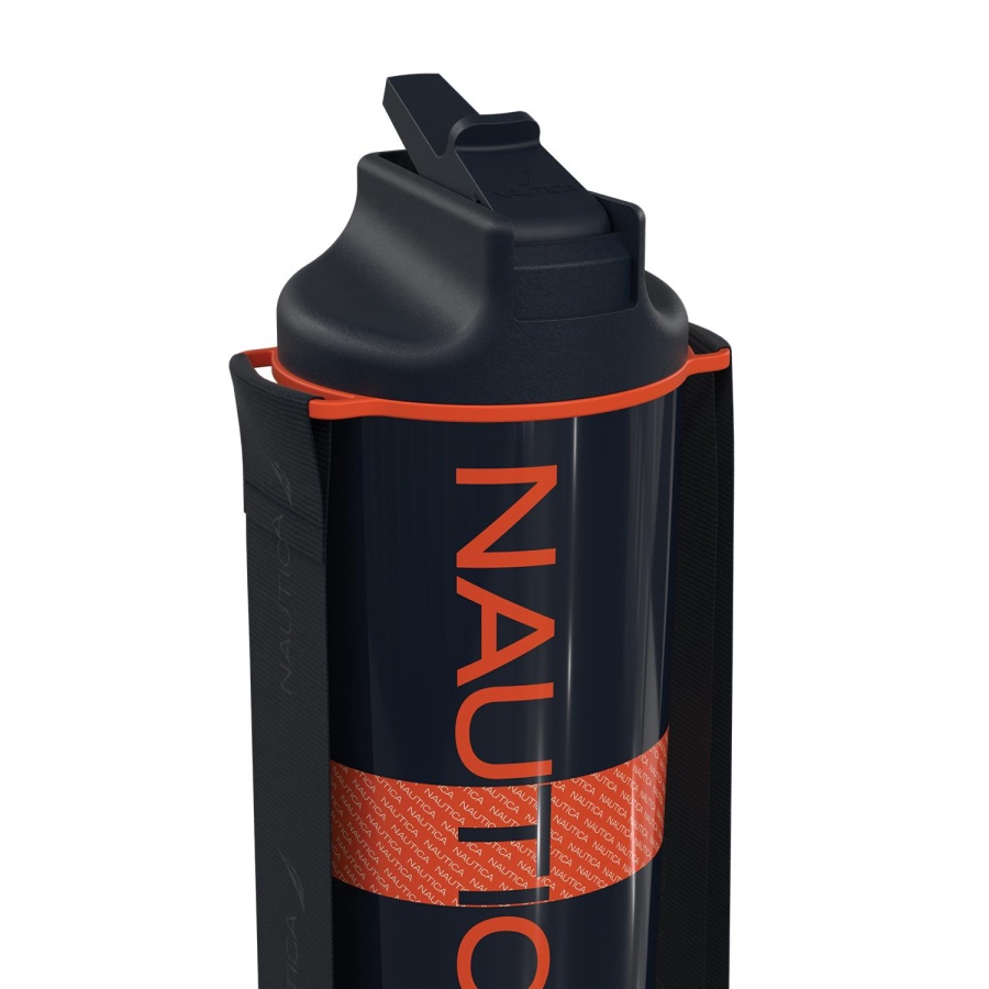 Nautica Sport Termos Paslanmaz Çelik 500 ml Navy Turuncu - 3