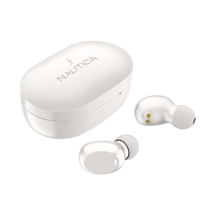 Nautica T120 TWS Earbuds With Charging Case White - 1