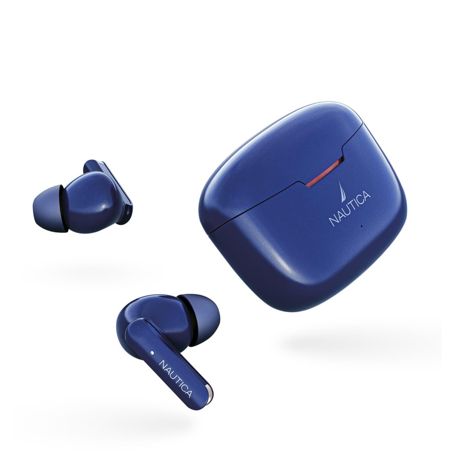 Nautica T200 TWS Earbuds With Charging Case Red - 2