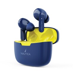 Nautica T200 TWS Earbuds With Charging Case Yellow - 1